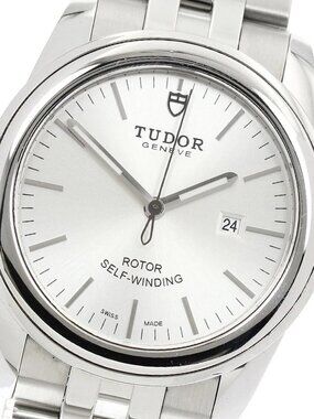 TUDOR Glamor date 53000 Silver Dial Automatic Boy's Watch_944585